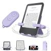 Remote Control Page Turner and Stand for Kindle Paperwhite Oasis eReaders,Clicker Page Turner Forward and Backward,Kindle Accessories for iPhone,iPad,Tablets Reading,Camera Video Record &Selfie view 1