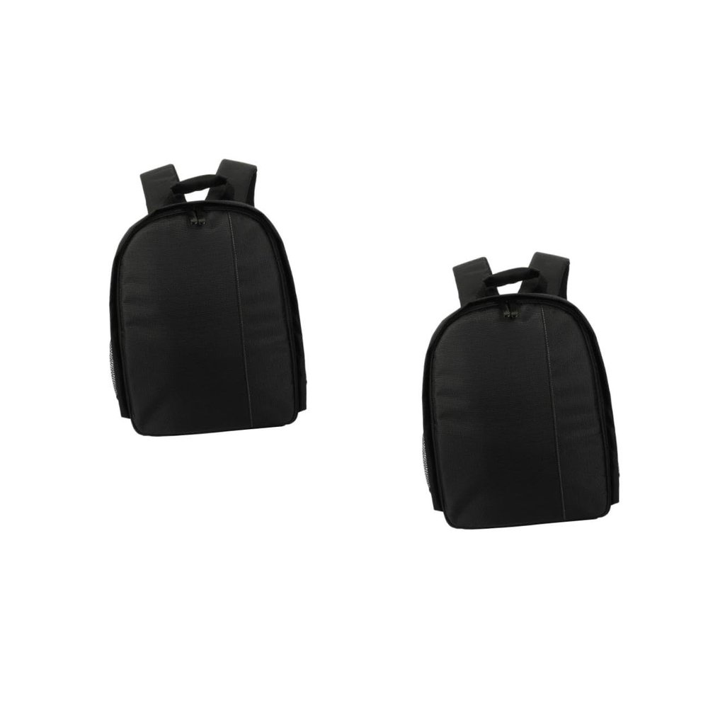 Angoily 2 Pcs Waterproof Camera Bag Travelling Backpack Storage Bags for Travel Camera Backpacks Waterproof Storage Backpack Pouch s Grey Nylon
