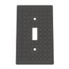 Building Brick Light Switch Cover Plate - Compatible with Standard Construction Blocks (Onyx Black Sparkle) view 1