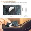 2 Pack Ultra Thin Wallet Holder Card Case for Apple AirTag, Lightweight GPS Tracker Cover for Wallet, Purse, Handbag, Keys, Clutch Bag view 2