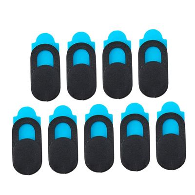 Angoily 9pcs Camera Cover Sticker Cover Slide Webcam for Laptop Privacy Protector s Hider Cellphone Camera Webcam Abdeckung Laptop Tablet Camera Black