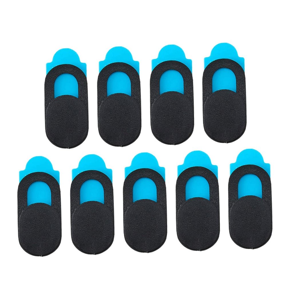 Angoily 9pcs Camera Cover Sticker Cover Slide Webcam for Laptop Privacy Protector s Hider Cellphone Camera Webcam Abdeckung Laptop Tablet Camera Black