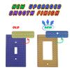 Building Brick Light Switch Cover Plate - Compatible with Standard Construction Blocks (Black) view 3