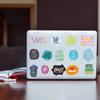100PCS Motivational Aesthetic Stickers, Colourful Inspirational Waterproof Stickers for Water Bottles Laptop Scrapbook, Positive Encourage Quotes for Adults (100 Colourful) view 4