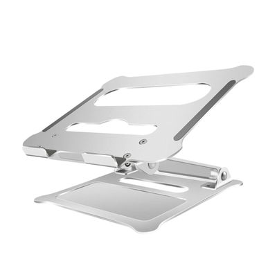 Angoily Foldable Aluminum Alloy Stand Bracket for Home Office and Travel Lightweight Prevent Overheating Silver Finish