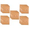 DIYEAH 50pcs Retro Envelope Bag Kraft Paper Cd Sleeves Cd Case Holder DVD Binder Storage Wedding Envelope for Cards view 1