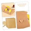 DIYEAH 50pcs Retro Envelope Bag Kraft Paper Cd Sleeves Cd Case Holder DVD Binder Storage Wedding Envelope for Cards view 2