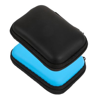 2pcs Portable Hard Drive Case for External Storage Shockproof Storage Box Cable Organizer Travel-Friendly Protective Pouch for SSD and External