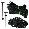 200PCS Nylon Universal Cable Tie Buckle, Zip Ties Heavy Duty with Pin & Button Design, Car Daily Repair, Applicable Toengine Lower Guard Plates, Fender Linings, Fenders, Trunkclips (200) view 1