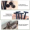 200PCS Nylon Universal Cable Tie Buckle, Zip Ties Heavy Duty with Pin & Button Design, Car Daily Repair, Applicable Toengine Lower Guard Plates, Fender Linings, Fenders, Trunkclips (200) view 2