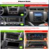 [4+64G] 8-Core Android 15 Car Stereo for Chevy Chevrolet Silverado SSR Tahoe 2003-2006,GMC Siera Yukon 2003-2006,Hummer H2 2003-2007 with Carplay,7 Car Radio with Mirror Link BT FM/RDS WiFi GPS SWC view 3