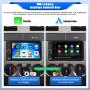 [4+64G] 8-Core Android 15 Car Stereo for Chevy Chevrolet Silverado SSR Tahoe 2003-2006,GMC Siera Yukon 2003-2006,Hummer H2 2003-2007 with Carplay,7 Car Radio with Mirror Link BT FM/RDS WiFi GPS SWC view 4