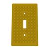 Building Brick Light Switch Cover Plate - Compatible with Standard Construction Blocks (Classic Gold Sparkle) view 1