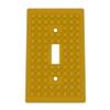 Building Brick Light Switch Cover Plate - Compatible with Standard Construction Blocks (Gold) view 1
