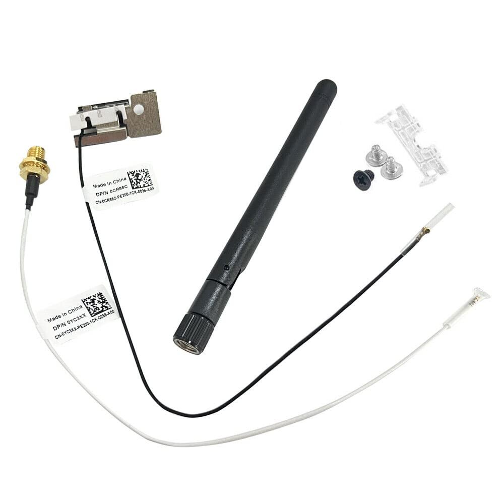 GinTai MFF WiFi Antenna Cable Micro Form Factor 2.5G for Dell OptiPlex 3020M 3040M 3050M 3060M 3070M 5050M 7040M 7050M 7060M 7070M D10U D10U003 9020M FWR8V P9YC5 YC3XX 0WF4V9 0F3XFM
