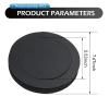 Diamall 4 PCS Car Audio Speaker Bass Foam Gasket, 6.5" Speaker Foam Rings, Self-Adhesive Car Enhanced Stereo Sound Modification Accessories, Universal for Most Cars SUVs Trucks (Black) view 2