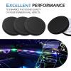 Diamall 4 PCS Car Audio Speaker Bass Foam Gasket, 6.5" Speaker Foam Rings, Self-Adhesive Car Enhanced Stereo Sound Modification Accessories, Universal for Most Cars SUVs Trucks (Black) view 3