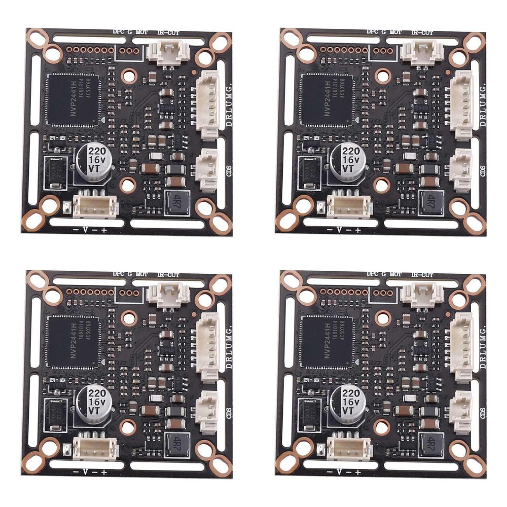 Cwmiibili 4X Starlight Low Illumination 0.0001Lux NVP2441+IMX323 HD 4-in-1 AHD TVI CVI CVBS 2Mp CCTV Camera Module PCB Board(NTSC)