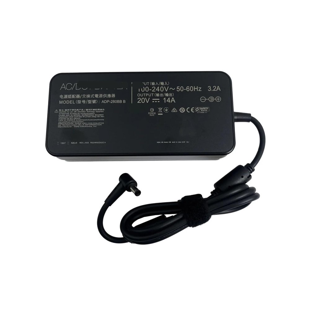 20V 14A 280W 6.0 * 3.7MM AC Adapter Power Charger 100-240V~50-60Hz 3.2A(with US Plug)