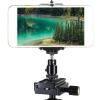 360 Rotation Mini Ball Head, Durable Aluminum Alloy Camera Mount Stand with 1/4 Screw, Lightweight Portable Photography Accessory, Made of Antislip Rubber Pads and Plastic (Black) view 2