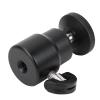 360 Rotation Mini Ball Head, Durable Aluminum Alloy Camera Mount Stand with 1/4 Screw, Lightweight Portable Photography Accessory, Made of Antislip Rubber Pads and Plastic (Black) view 3
