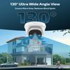 130 Wide Angle & 4K Ultra HDWired Security Camera System Outdoor, POE IP Cameras with 8CH NVR Systems, Video Surveillance DVR Kits with PIR Motion Detection view 2