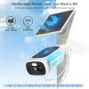 3pc 2.4G/5G WiFi Cameras for Home Security with Double Solar Panels, 2K Solar Security Cameras Wireless Outdoor, Color Night Vision , 2-Way Talk, Spotlight, Siren,IP66, Cloud/SD, AI Detection, W/Alexa view 3