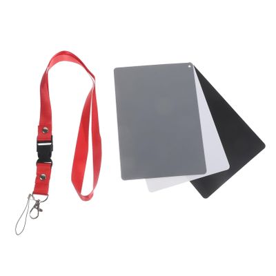 DIYEAH 18degree Photography Balance Card Grey Reference Card for DSLR Video Film