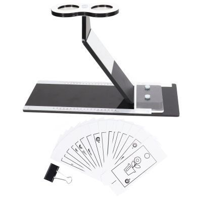 Amblyopia Trainer Visual Perception Tester Tool for Heterotropia Squint, Durably Acrylic Stereoscope Cheiroscopes, to Set Up, Improves Visual Perception, Wide Range of Training A