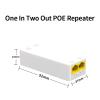 2-Port POE Repeater 10/100Mbps 1 to 2 PoE Extender with IEEE802.3af/at and Play 48V for PoE Switch NVR IP Camera view 2