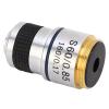 185 Microscope Achromatic Lens, 60X High Refractive Index 185 Achromatic Objective Lens Optical Glass Brighter Imaging for Laboratories view 3