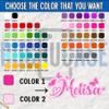 (New Update) Custom Name with Butterfly Sticker Personalized Text Color Beauty Waterproof Vinyl Decal for Water Bottles Tumbler Laptop Hard Hat Car Kindle Gifts for Family Teacher Girl Boy view 2