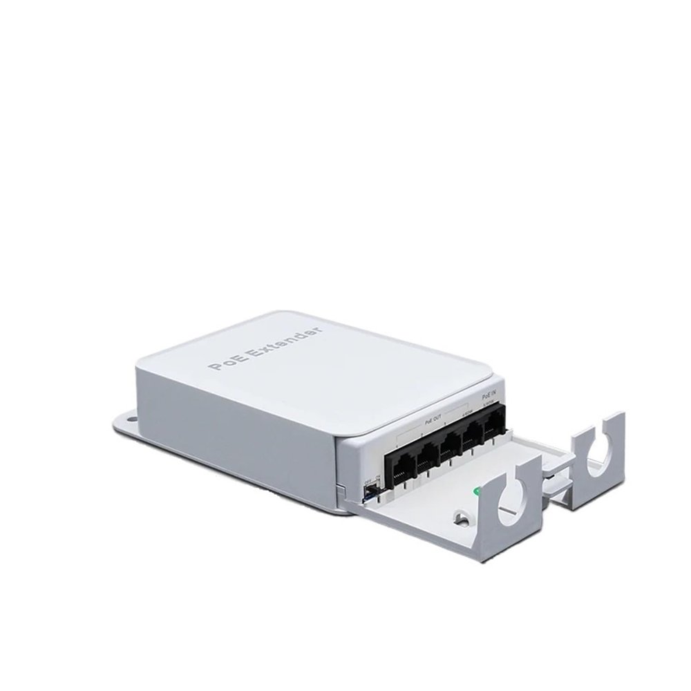 5-Port Waterproof POE Extender 4-Port Repeater 100/1000Mbps Outdoor Network IP55 VLAN 44-57V(POE014-FS)