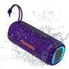 Portable Bluetooth Speaker, Wireless Bluetooth Speaker with Clear Loud Stereo Sound, IPX5 Waterproof Speakers with RGB Lights, BT5.3, Long Playtime, TWS Pairing for Home Outdoor Party Beach Travel view 1