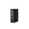 14-Port Industrial Managed POE Switch, 1000Base-T DIN Rail Network Ethernet Switch with 2.5G SFP Port L2 Web Management view 1