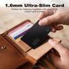 2-Pack Family Value Bundle: 2026 Apple MFi Certified Air Card Tag Tracker Wallet Tracker Card | Ultra Slim 0.07in, IP68 Waterproof | Works with Apple Find My (iOS) | for Wallets, Keys, Luggage,Bags view 2