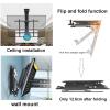 Motorized Ceiling Tv Mount - Ceiling Tv Mount,Motorized Hidden Drop Down Lift With Auto Lifting, 0-85 Flip Down,Fits 32-75 Inch TVs,With Loading 99 Lbs view 4