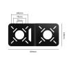 BEGWVDJTP Hole spacing Bracket Suitable for mini Computer mini Host Hanging Bracket Hole spacing Bracket Computer Monitor Dual Screen mounting pad mounting Bracket view 2