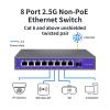 2.5GbE Ethernet Switch 8-Port 2.5GBASE-T 2500Mbps Network Switch 10G Uplink SFP Port and Play(EU Plug) view 2