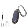 for PLAUD NotePin AI/NotePin S Voice Recorder Case Cover,Clear Soft TPU Protective Case Cover with Keychain & Lanyard,Full Protective Case -Gray view 1