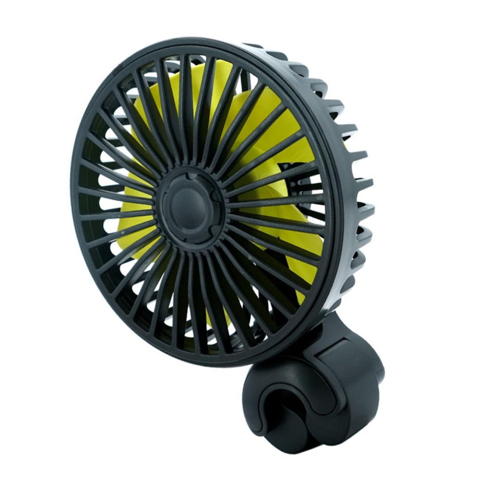 ARTIBETTER Portable Car USB Fan Speed Cooling Air Fan Durable Clip Design for Backseat Use Compatible with Vehicles for Summer Comfort