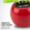 Red Seven-Starred Ladybug Solar Dancing Car Dashboard Decorations, Funny Solar Powered Dancing Flower Pot Car Ornaments Flower Swinging Funny Gifts for Car Dashboard Office Desk Decoration (Ladybug) view 3