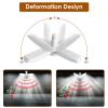 YWD 4 Pack LED Garage Light fo Motion Sensor, E26/E27 Screw-in Ceiling Mount LED Motion Activated Light for Garage/Shop/Porch - 60W 6000LM 6500K view 4