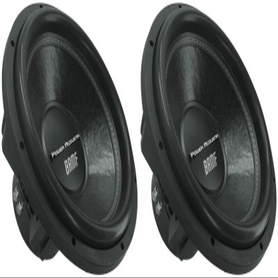 Audiosavings Bundle: (2) BAMF-154 15" Subwoofers, 3800W Peak Power, Dual Voice Coil 4-Ohm Configuration, High-Performance Bass for Custom Car Audio Systems (2 Items)