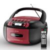 Kuephom Boombox CD Cassette Player Combo: Stereo Sound AM FM Radio with Bluetooth and Remote - AUX/USB MP3/Tape Recording/Sleep Timer/Earphone Jack - DC/AC Powered for Home,Outdoor view 1