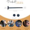 100PCS Nylon Universal Cable Tie Buckle, 2025 New Multifunctional Cable Tie Buckle with Pin & Button Design, Heavy Duty Self-Locking Nylon Zip Ties Holder for Car Daily Repair view 3
