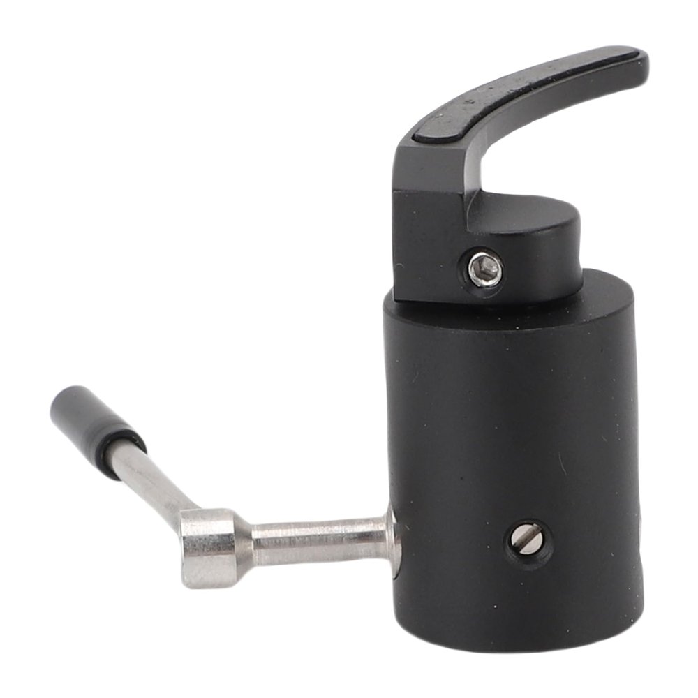 Automatic Tonearm Arm Lifter, Safety Raiser Hydraulic Lift with Metal Rod for Turntable Disc Record Player Easy Installation Height Adjustment (Black)