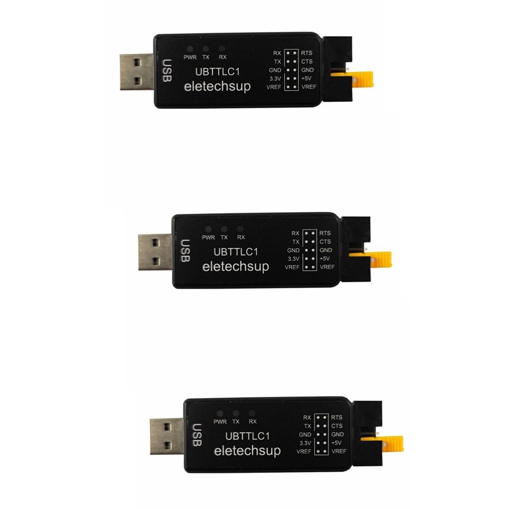 eletechsup USB to RS485/RS232/TTL232 Converter, CH343 Serial Adapter, Industrial Grade with ESD Protection, 6Mbps Baud Rate (3, USB to TTL232)