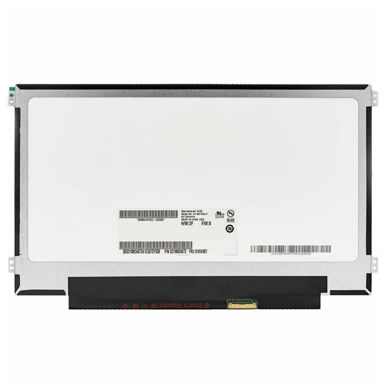 11.6" LCD Screen Replacement B116XTN02.3 for Dell ChromeBook 11 3100 3120 3162 3164 3180 I3180 3181 C3181 5190 P26T FGF20 0FGF20,1366x768,HD,30pins, (Non Touch,Right & Left Mounting brakets)
