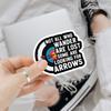 (3psc) Archery Sticker, Not All Who Wander are Lost Some are Looking for Arrows Sticker, Dart Stickers Gift for Dart Lovers, Bowman Decorations for Laptop Water Bottle Car Phone Helmet Window 3" view 3